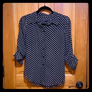 INC Button Down Blouse